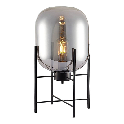 SL1050.704.01 Прикроватная лампа ST-Luce Черный/Дымчатый E27 1*40W БУРАСКА 400_400_2951701